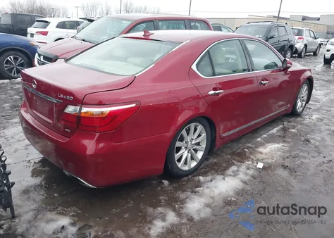 2010 Lexus Ls 460 z USA, uszkodzony, nr VIN JTHCL5EF4A5007227